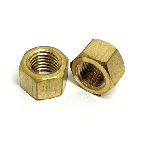 5/16" UNF Exhaust Manifold Nuts Brass