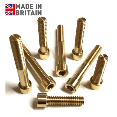 6-32 UNC Socket Cap Head Screws - Brass
