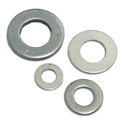 8BA x 5mm x 0.3mm Flat Washers - Steel