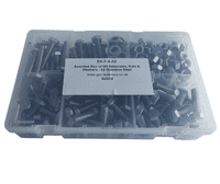 Assorted M8 Setscrews, Nuts & Washers - A2 Stainless Steel (330pcs)