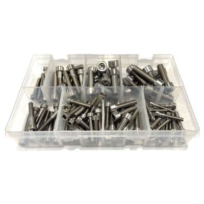 Assorted Socket Cap Head Screws (Metric ) - A2 Stainless Steel (100pcs)