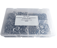 Assorted Spring Washers (Imperial) - A2 Stainless Steel (1000pcs)