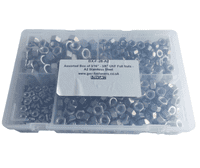 Assorted UNF Full Nuts - A2 Stainless Steel (600pcs)