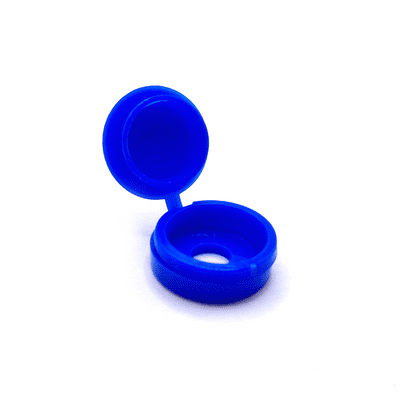 Blue Number Plate Screw Cap - Plastic