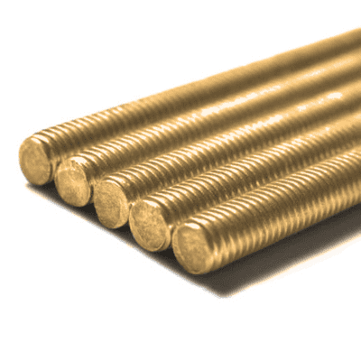 BSW Threaded Bar - Brass