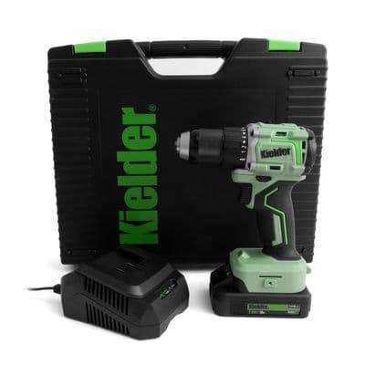 Drill Driver, 1 x 2.0Ah Battery & 4 x Drill Bits - Kielder 18V TYPE18