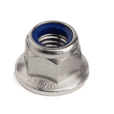 Flange Nyloc Nuts - A2 Stainless Steel