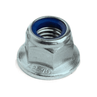 Flange Nyloc Nuts - Steel Gr.8 Zinc Plated