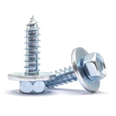Hexagon Head Acme Screws - Steel Zinc Plated