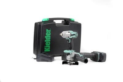 Impact Wrench & Angle Grinder Twin Pack - Kielder 18V TYPE18
