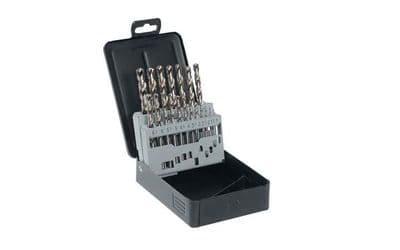 LYNDON - 1.00mm - 10.00mm - Bright Finish Split Point Drill Set (Metal Case)