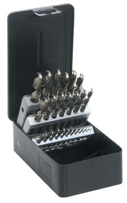 LYNDON - 1.00mm - 13.00mm - Cobalt Split Point Drill Set (Metal Case)