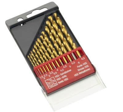 LYNDON - 7 Piece Metric HSS Tin Jobber Drill Set (Plastic Case)