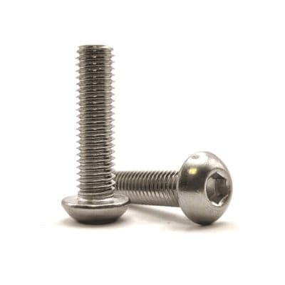 M10 x 35mm Socket Button Head Screws (ISO 7380) - A2 Stainless Steel