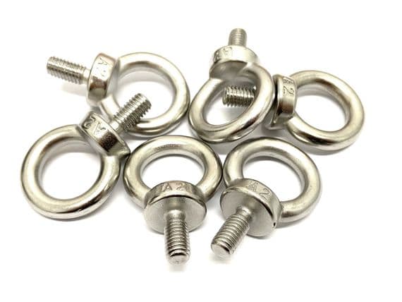 M12 Lifting Eye Bolts Drop Forged (DIN 580) - A2 Stainless Steel