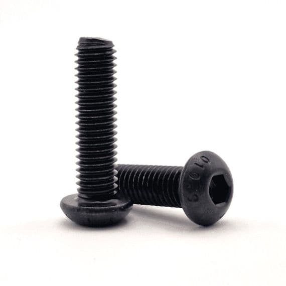 M12 x 60mm Socket Button Head Screws (ISO 7380) - High Tensile Steel 10.9 Self Colour