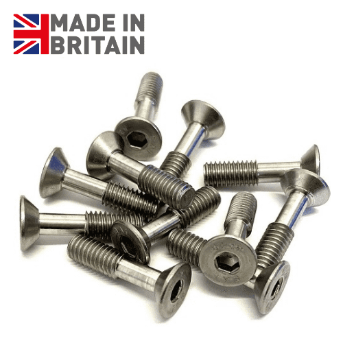 M12 x 90mm Captive Socket Countersunk Screws - A2 Stainless Steel