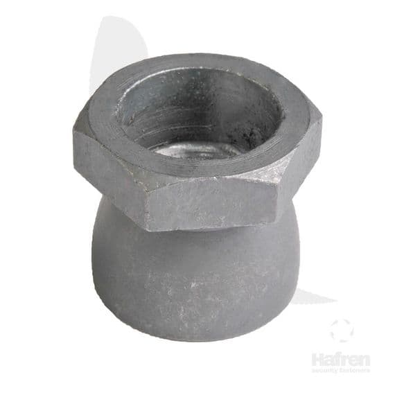 M16 - Hafren Shear Nut - Galvanised - Box of 100