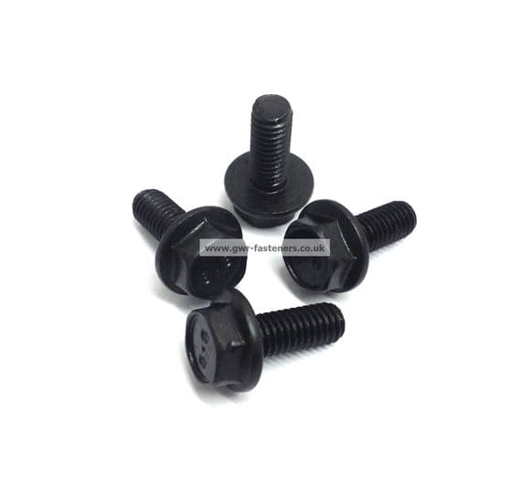M16 x 1.5mm x 50mm Fine Pitch Flange Bolts - 10.9 Self Colour