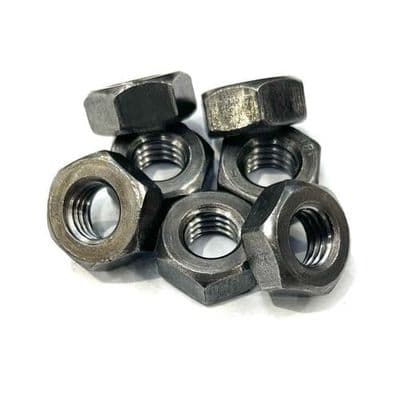 M18 x 2mm Fine Pitch Full Nuts (DIN 934) - Steel Gr.10 Self Colour