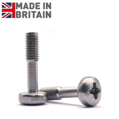 M2 Captive Pozi Pan Head Screws - A4 Stainless Steel