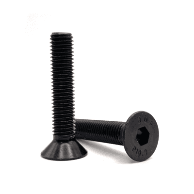M2.5 Socket Countersunk Screws - Steel 10.9 Self Colour