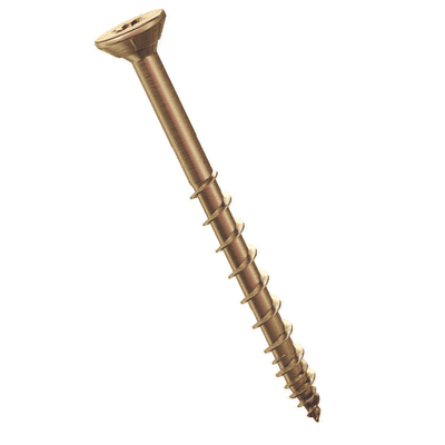 M3 Slotted Raised Countersunk Screws (DIN 964) - Brass
