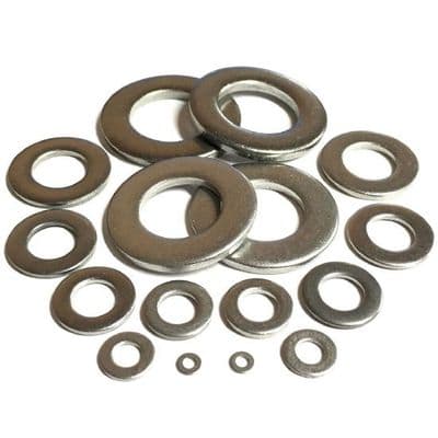 M3 x 7mm x 0.55mm Form A Flat Washers (DIN 125A) - Titanium Gr.5
