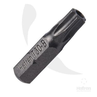 M5 / No.10 Torx Pin Security Drill Bit 25mm Length - A2 ST ST