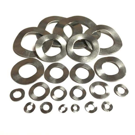 M6 Crinkle Washers (BS 4463) - A2 Stainless Steel
