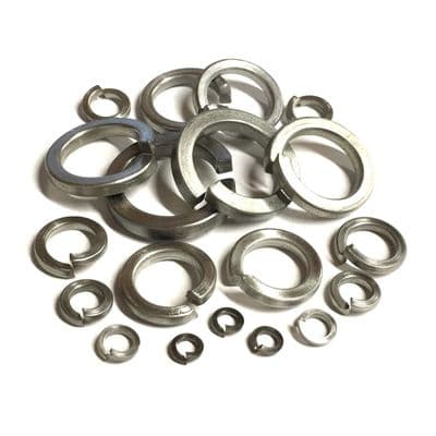 M6 Square Section Spring Washers (DIN 7980) - A4 Stainless Steel