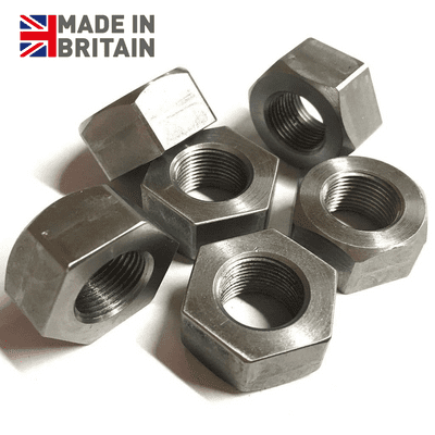 M6 x 0.75mm Fine Pitch Full Nuts (DIN 934) - 303 Stainless Steel
