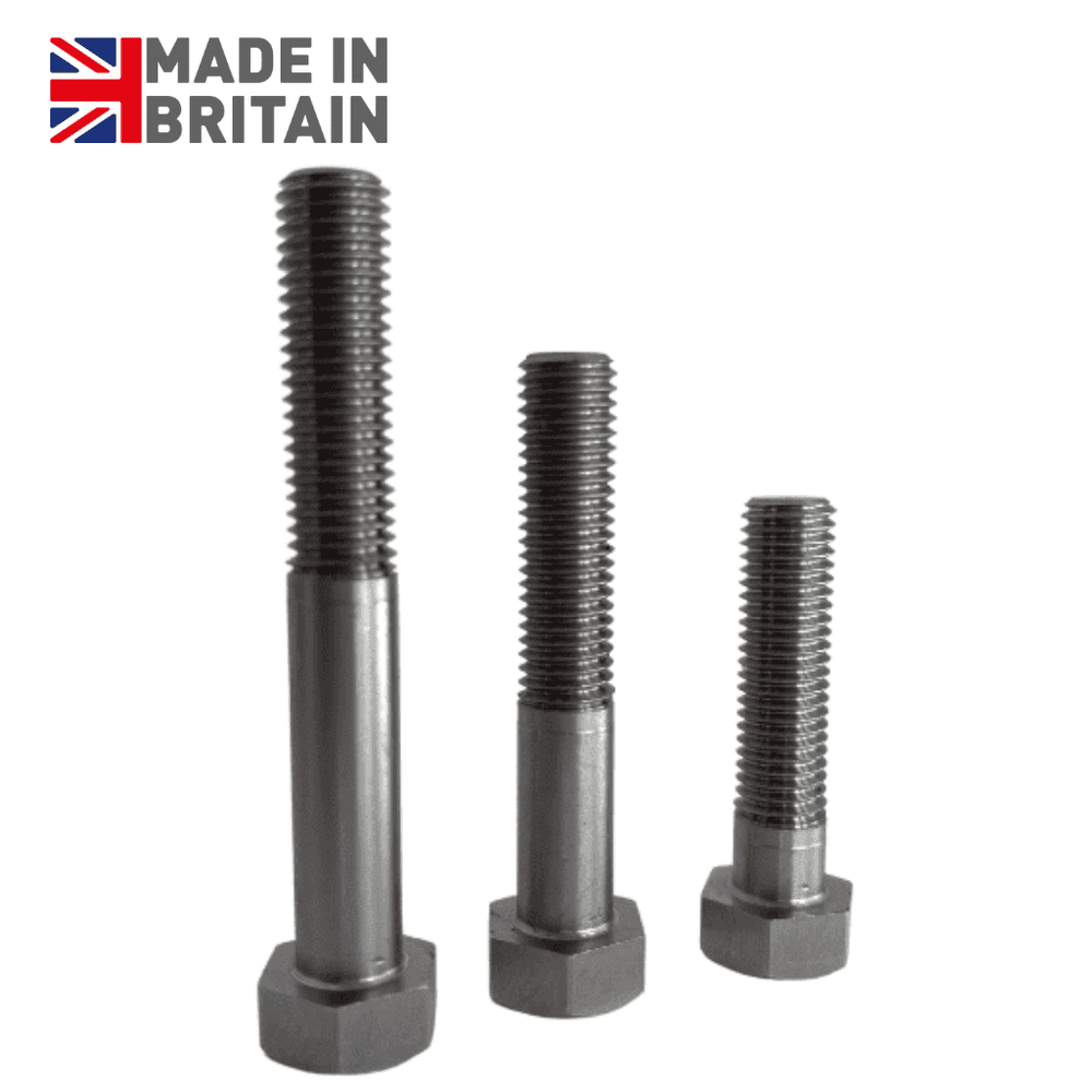 Racebolt Stainless Steel Hex Head Bolt M7 X 1.0mm X 25mm - Made In UK