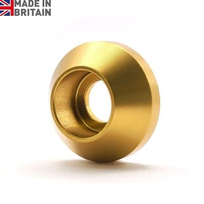 M8 Load Spreading Washers - 6082 Aluminium Anodised Gold