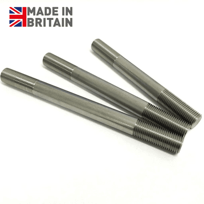 M8 x 100mm Double Ended Engineering Studs (DIN 940) - 303 Stainless Steel