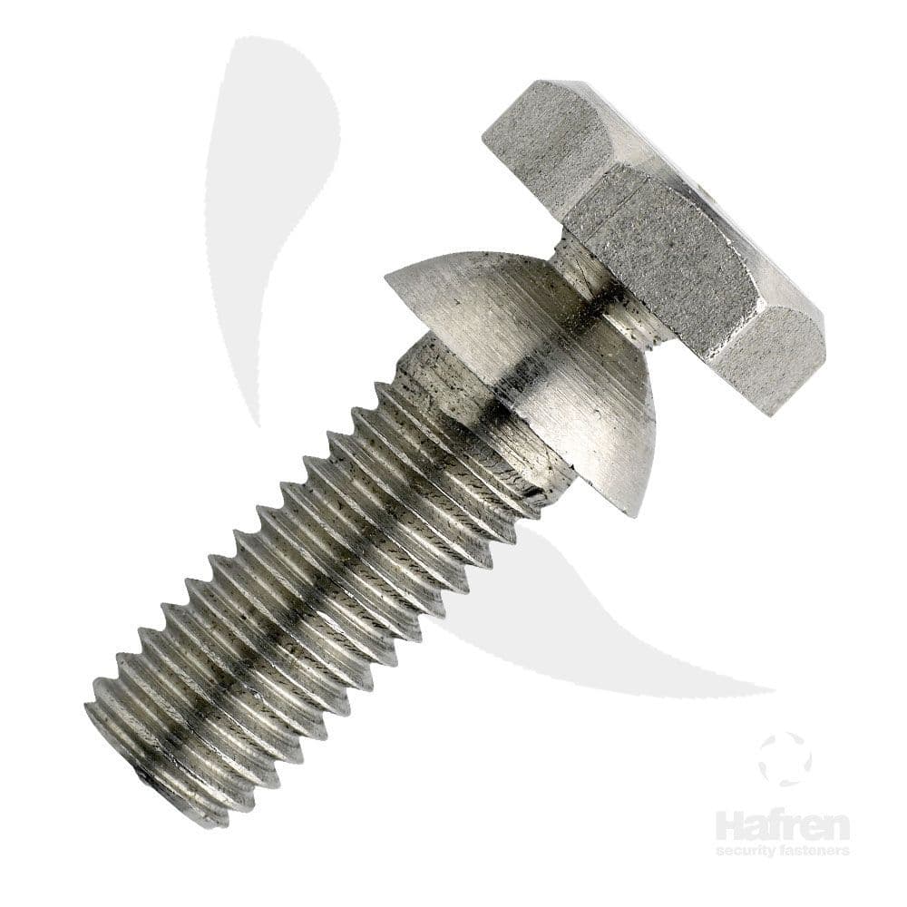 M8 x 25mm - Hafren Button Head Shear Security Bolt - A2 ST ST - Box of 50