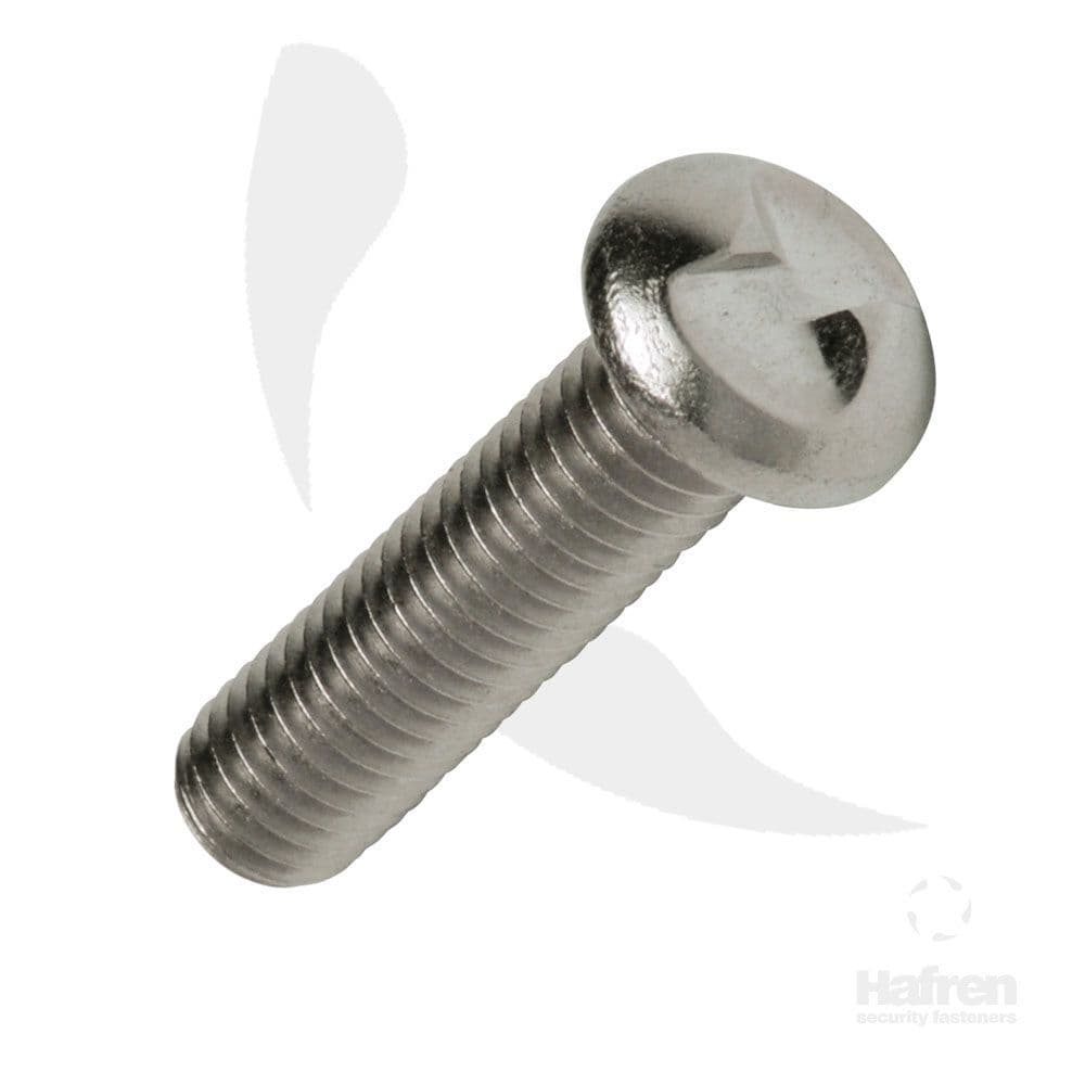M8 x 60mm Clutch Head Round Security Screws A2 Stainless Steel Box