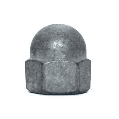 Metric Dome Nuts (DIN 1587) - Steel 8.8 Galvanised