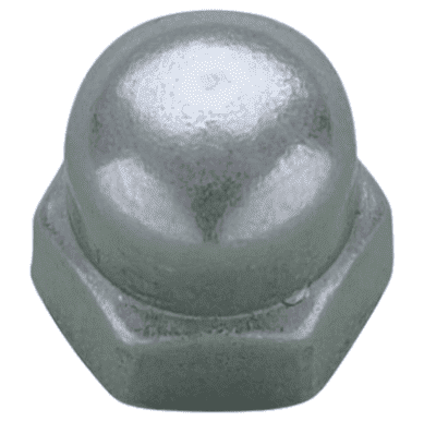 Metric Fine Dome Nuts (DIN 1587) - Steel