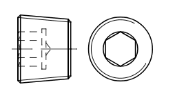 Metric Fine Socket Pipe Plugs (DIN 906) - Brass