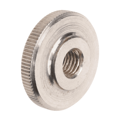 Metric Knurled Thumb Nuts Thin Type (DIN 467) - A1 Stainless Steel