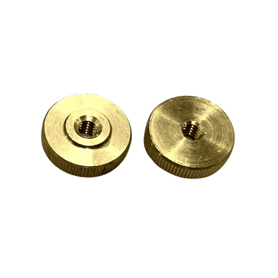Metric Knurled Thumb Nuts Thin Type (DIN 467) - Brass
