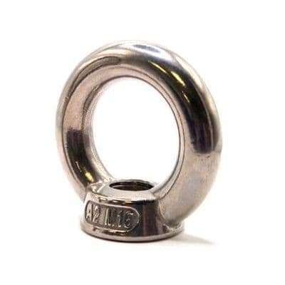 Metric Lifting Eye Nuts (Sim 582) - A2 Stainless Steel
