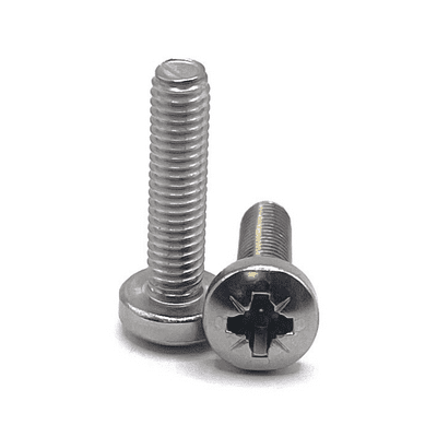 Metric Pozi Pan Head Screws - A2 Stainless Steel