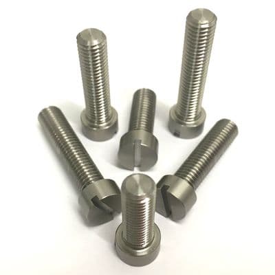 Metric Slotted Cheese Head Screws (DIN 84) - A4 Stainless Steel