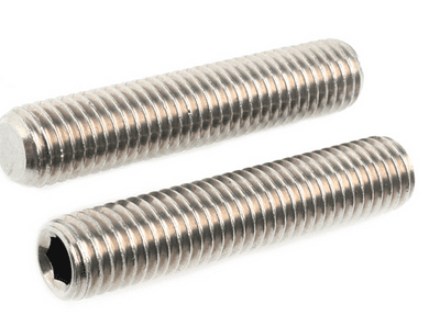 Metric Socket Flat Point Gub Screws (DIN 913) - A2 Stainless Steel