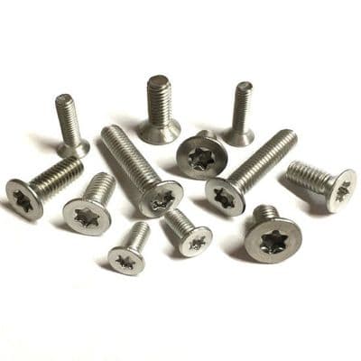 Metric Torx Countersunk Screws (ISO 14581) - A4 Stainless Steel