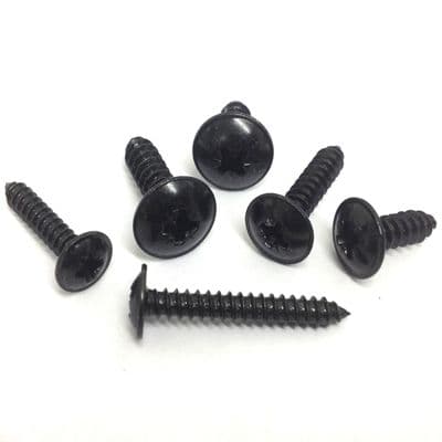 Pozi Flanged Self Tapping Screws (BS 4174) - Black Oxide Steel
