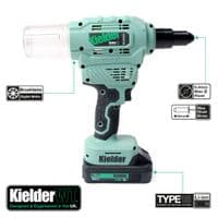 18v TYPE18 Riveter, 1 x 2.0Ah (Kit)
