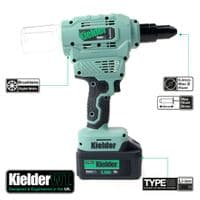 18v TYPE18 Riveter, 1 x 5.0Ah (Kit)